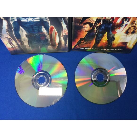 Marvel Movies Captain America Lot of 2 DVDs - Picture 6 of 6